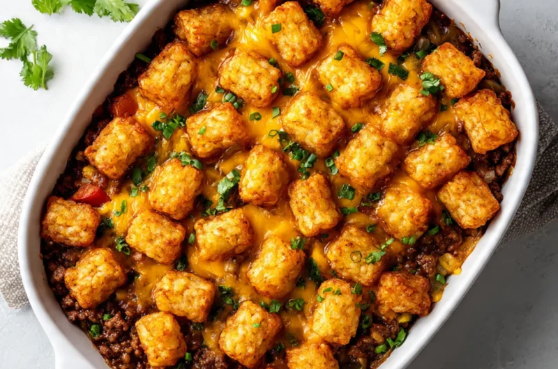Tatertot Casserole Recipe Beef