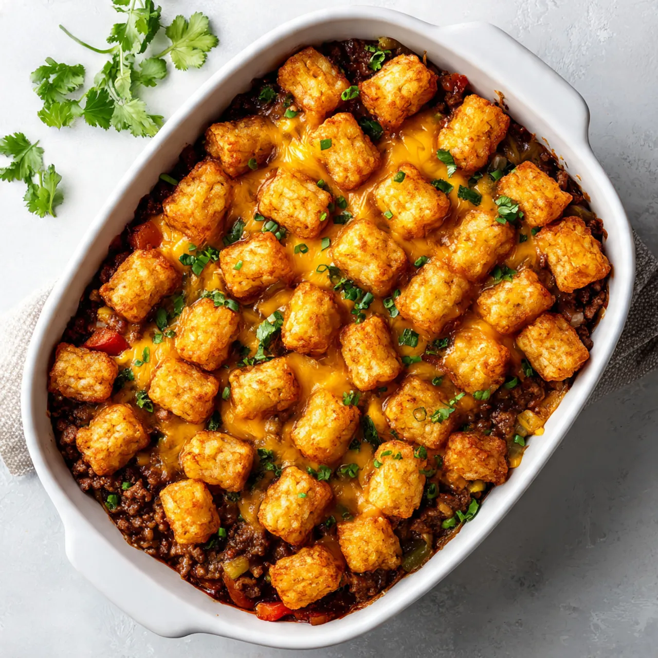 Tatertot Casserole Recipe Beef
