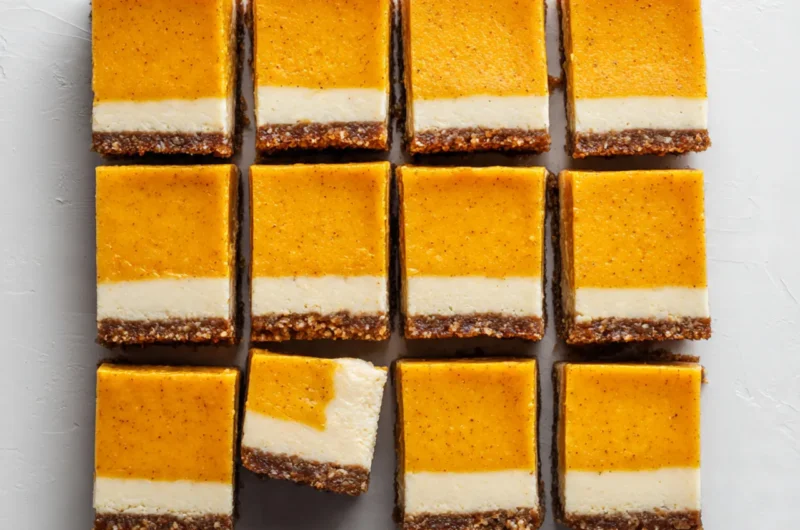 Pumpkin Cheesecake Bars