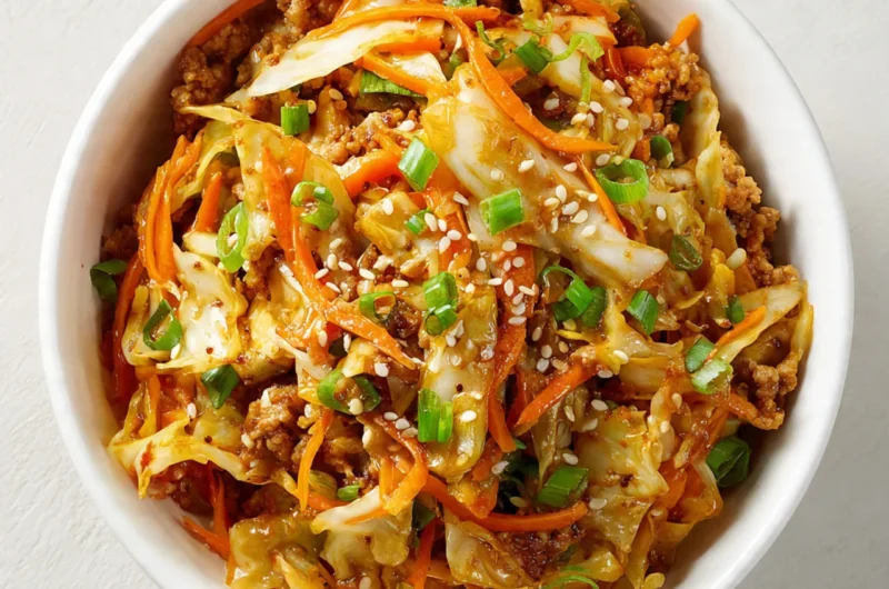 Winter Egg Roll in a Bowl