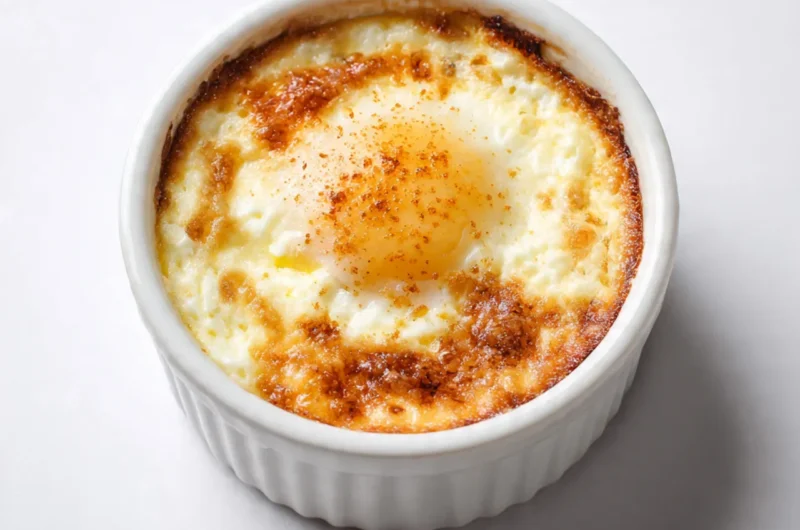 Baked cottage cheese eggs