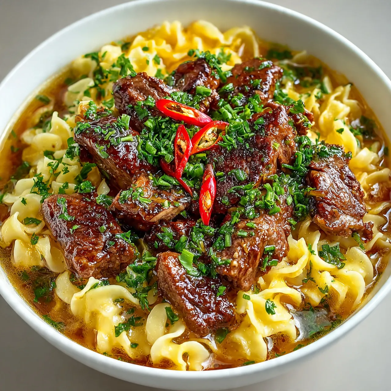 Beef and noodles crockpot