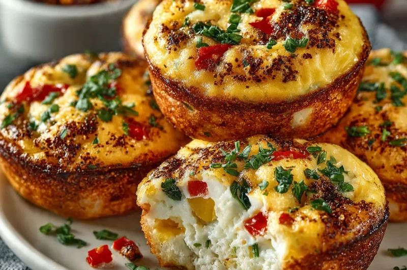 Winter egg muffins breakfast