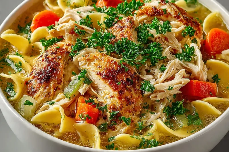 Crockpot Chicken Noodle Soup
