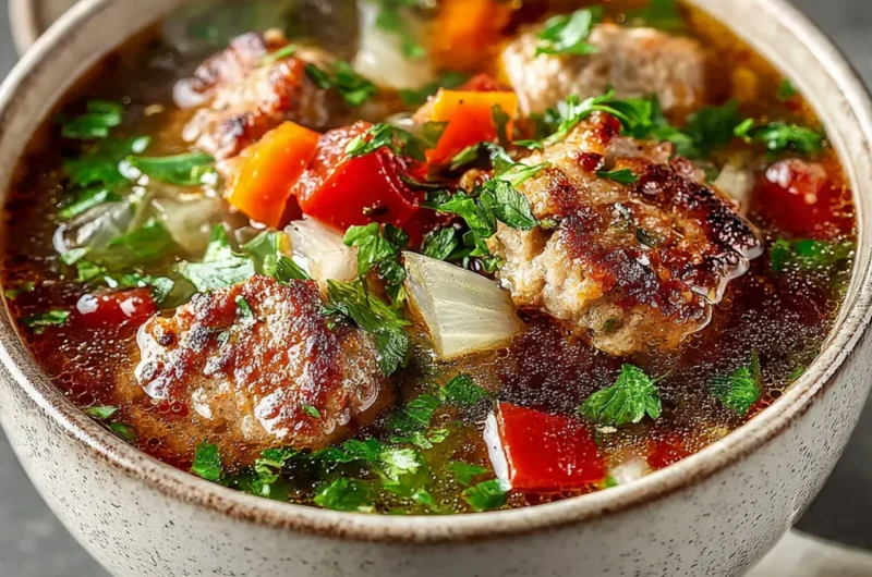 Winter italian sausage soup