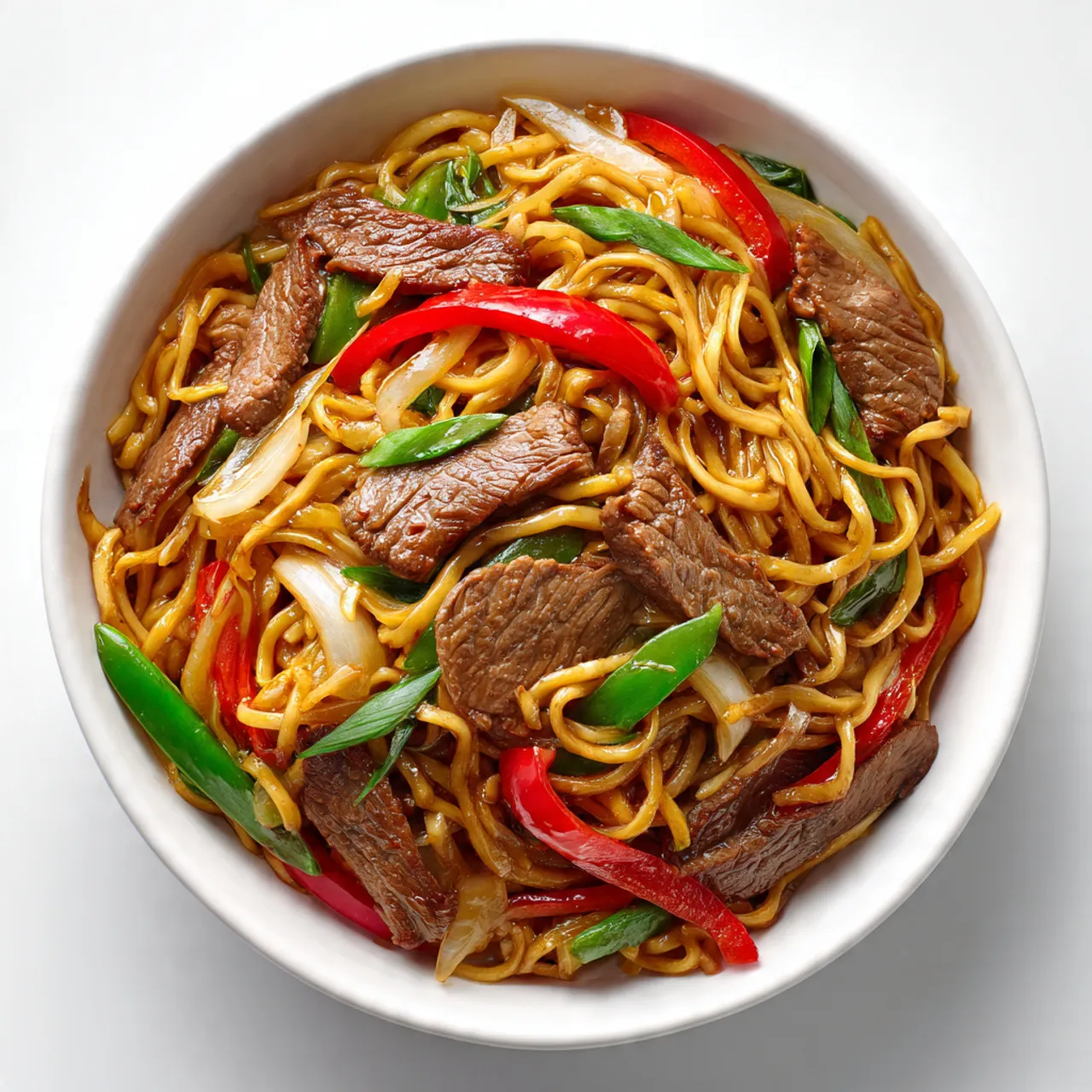 Beef lo mein recipe