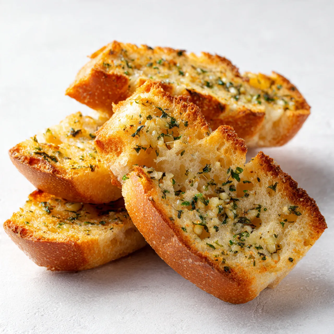 Homemade garlic bread