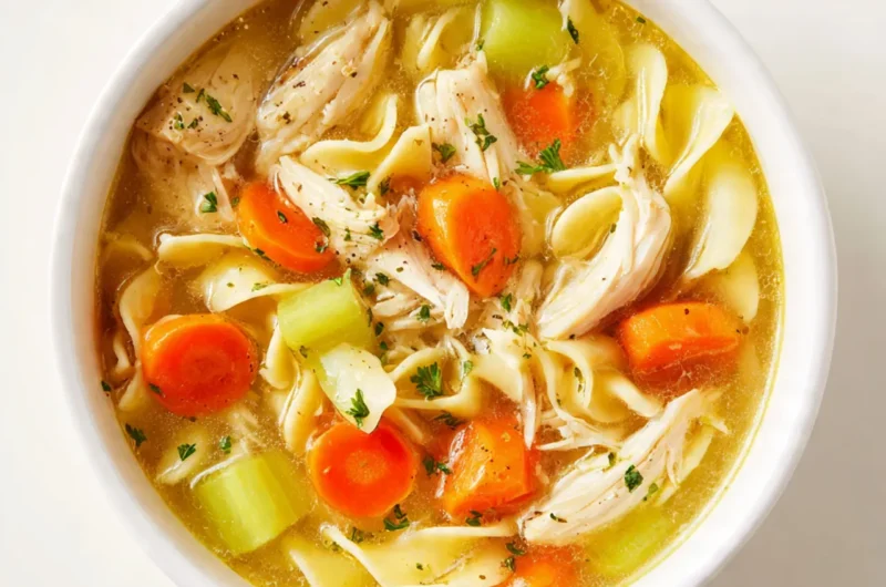 chicken noodle soup homemade