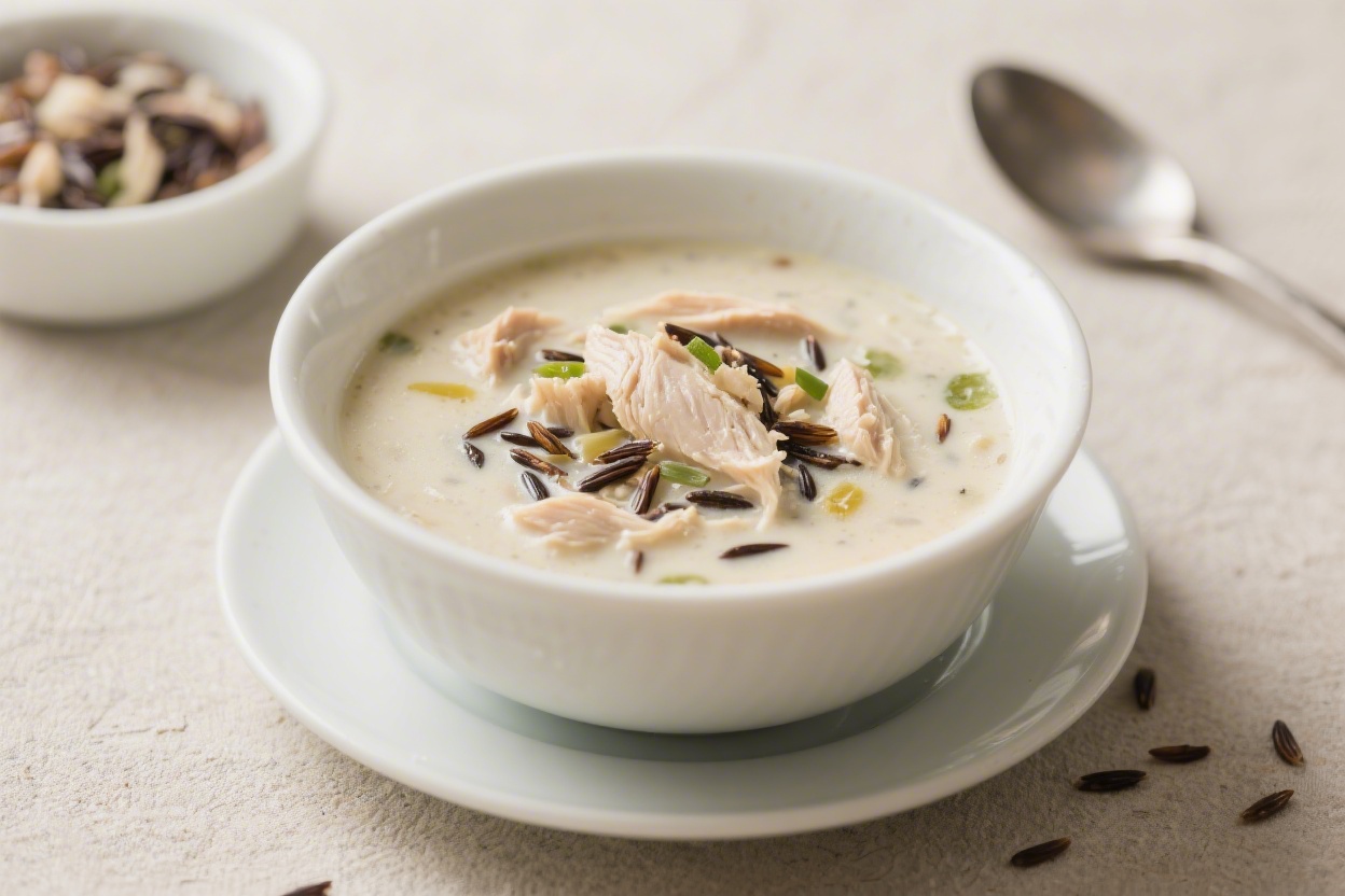 Creamy Chicken and Wild Rice Soup – Cozy, Hearty, and Easy to Make