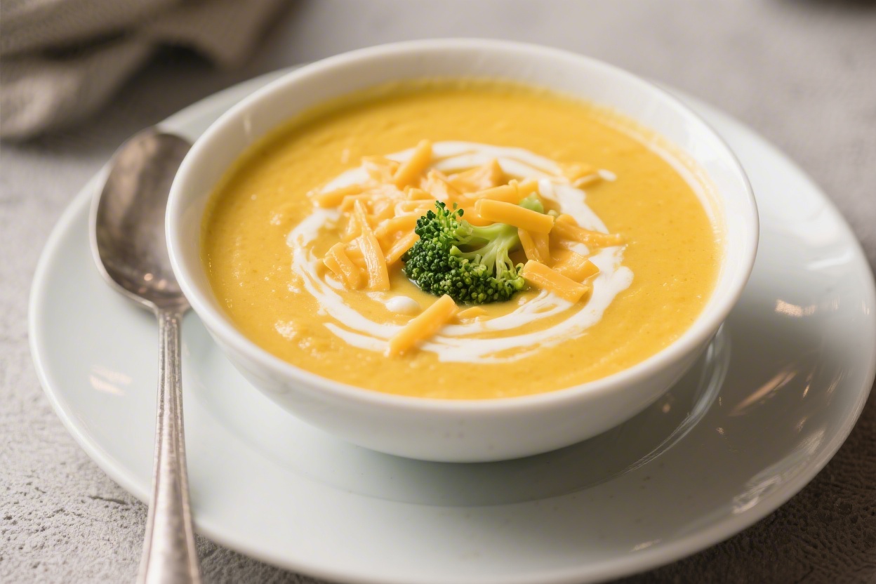 Cheddar Broccoli Soup – Cozy, Creamy, and Comforting