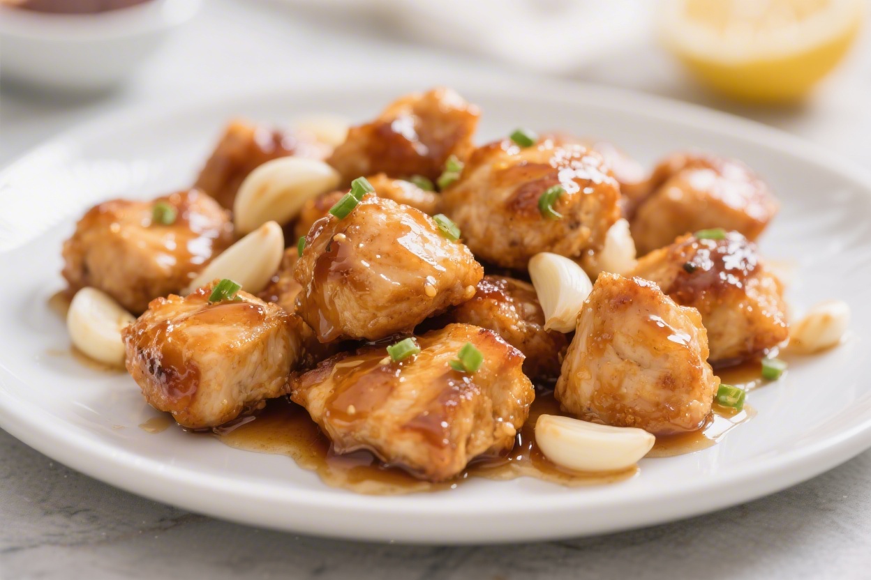 Easy Honey Garlic Chicken Bites Recipe for Dinner – Quick, Flavorful, and Family-Friendly