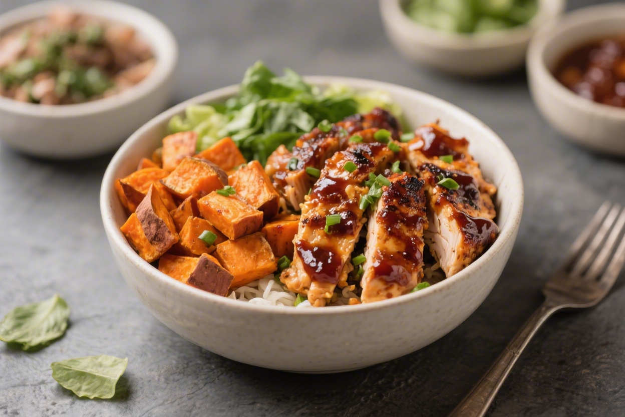 Easy BBQ Chicken Bowls With Sweet Potatoes – A Simple, Satisfying Weeknight Meal