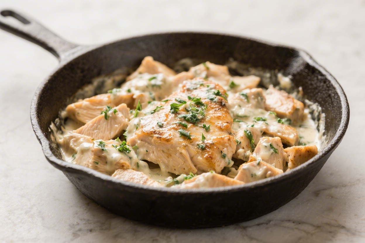 Creamy Ranch Chicken Skillet Recipe – Easy, Comforting, and Weeknight-Friendly