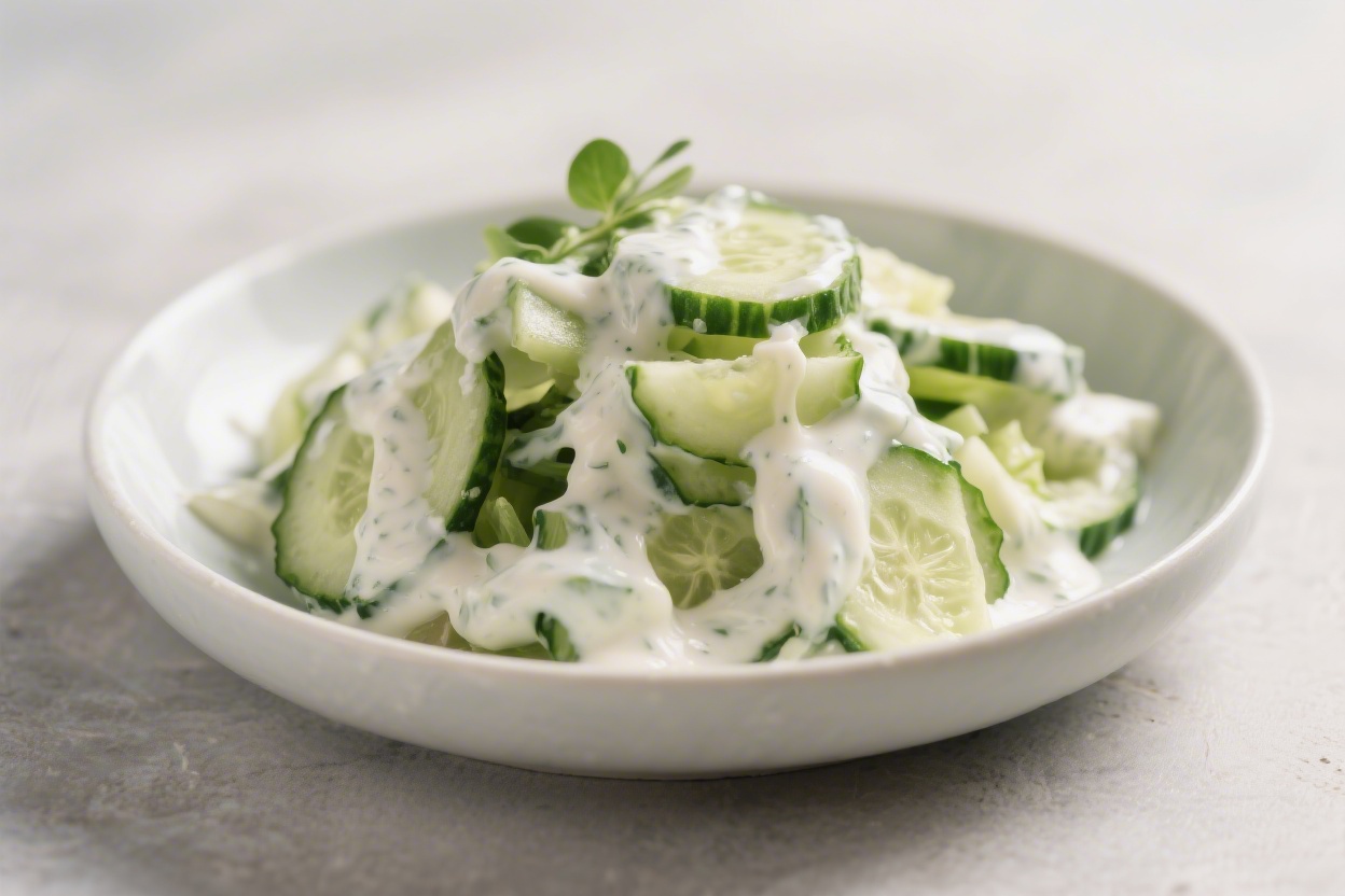 Creamy Cucumber Salad Recipe – Cool, Crisp, and Ready in Minutes